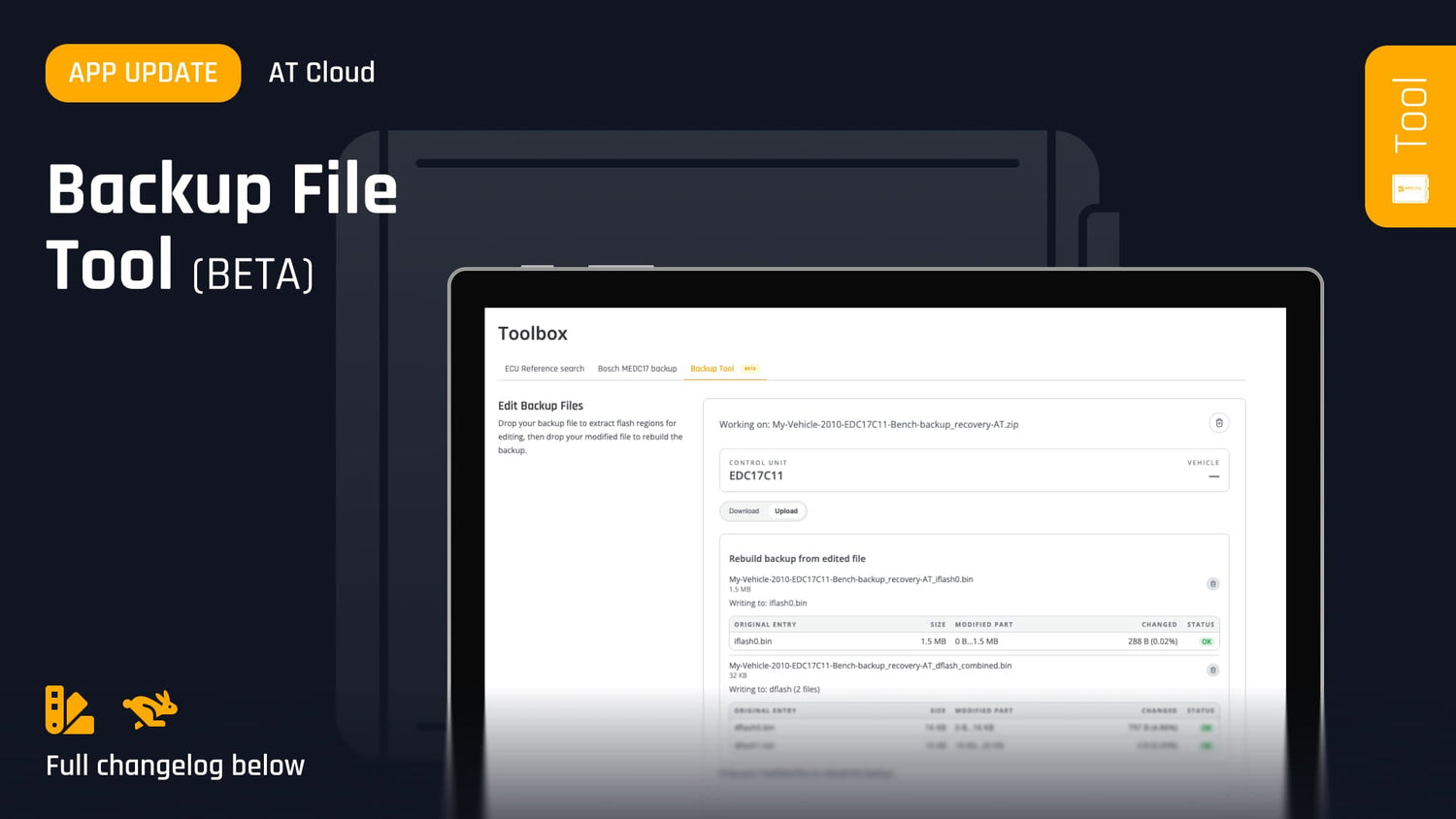 Nouvel outil Backup File (BETA)