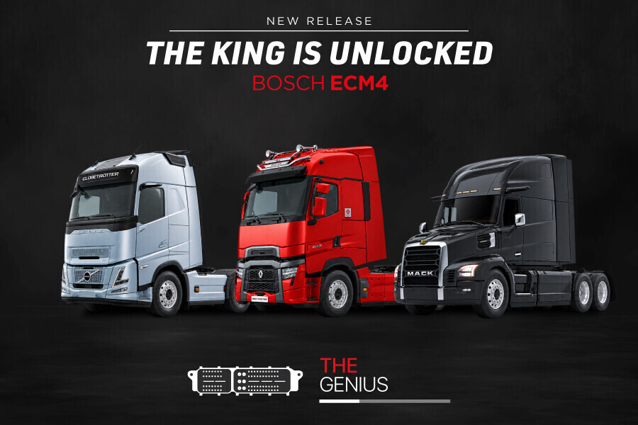 Bosch ECM4 in Bench mode