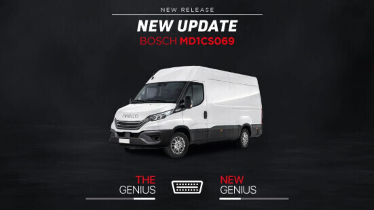 New update for Iveco: BOSCH MD1CS069