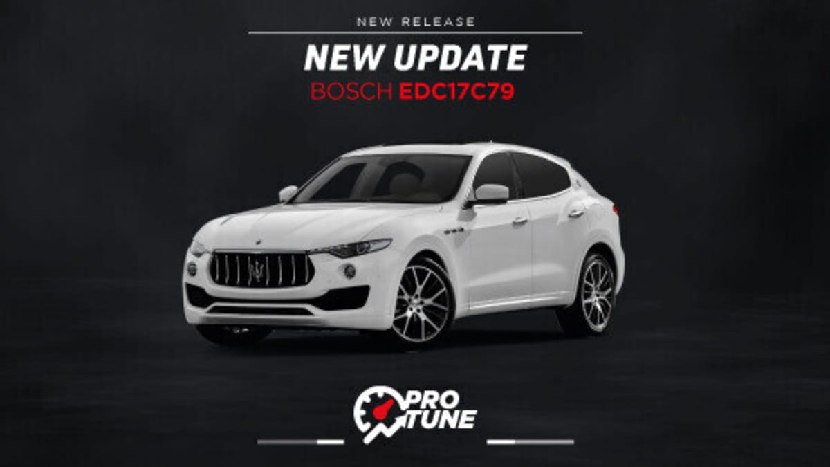 New ProTune Update: BOSCH EDC17C79
