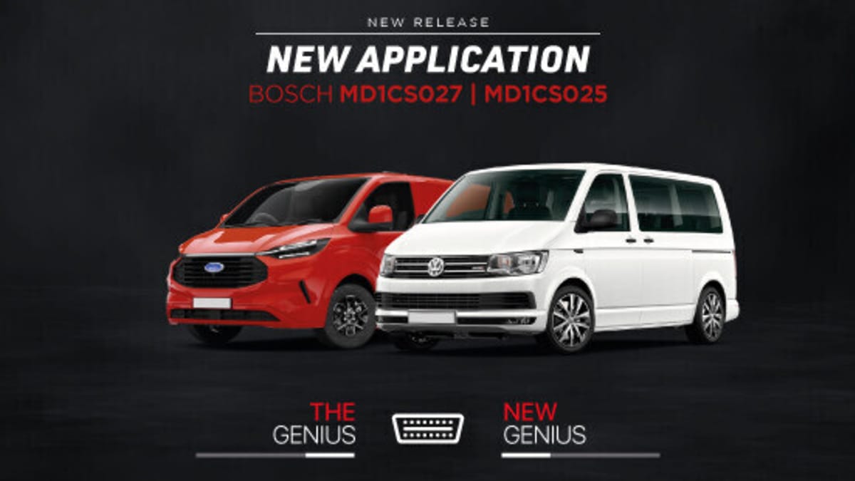 New serial protocol – latest-generation BOSCH MD1xxx