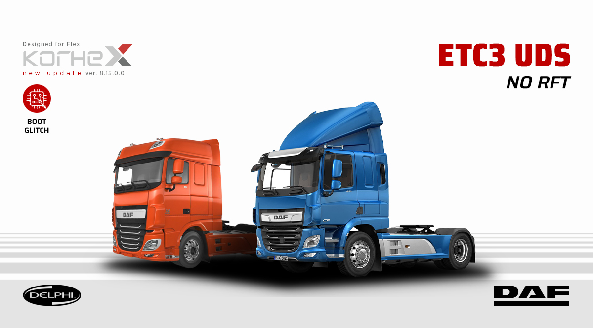 DAF Delphi ETC3 UDS with Korhex