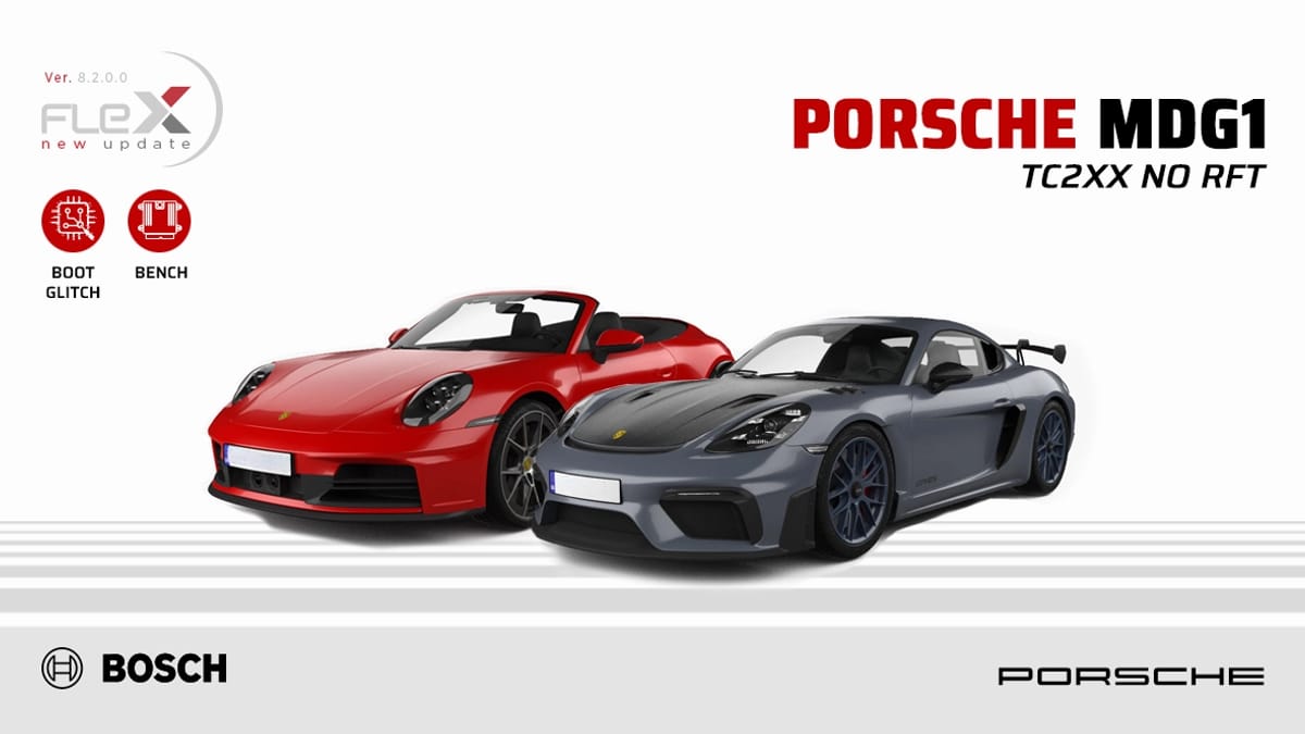 Porsche MDG1 TC2xx No RFT: More and More Compatibilities